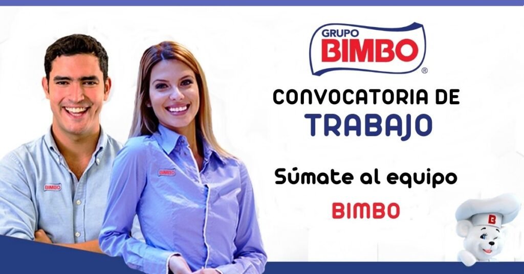 PANADERIA BIMBO SOLICITA 65 PERSONAS PARA DISTINTAS AREAS DE TRABAJO | URGENTE