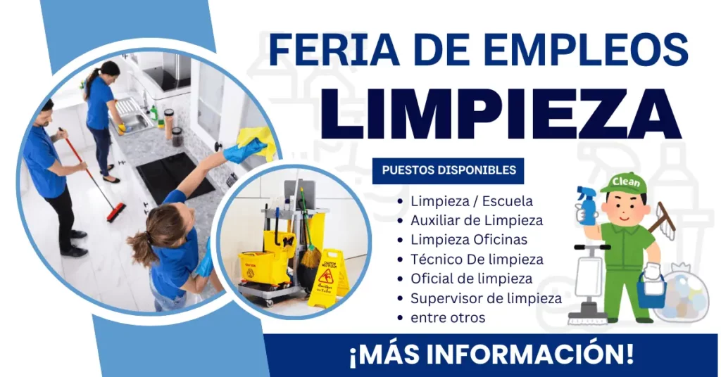 REQUIEREN PERSONAL DE TRABAJO DE LIMPIEZA / INGRESO INMEDIATO