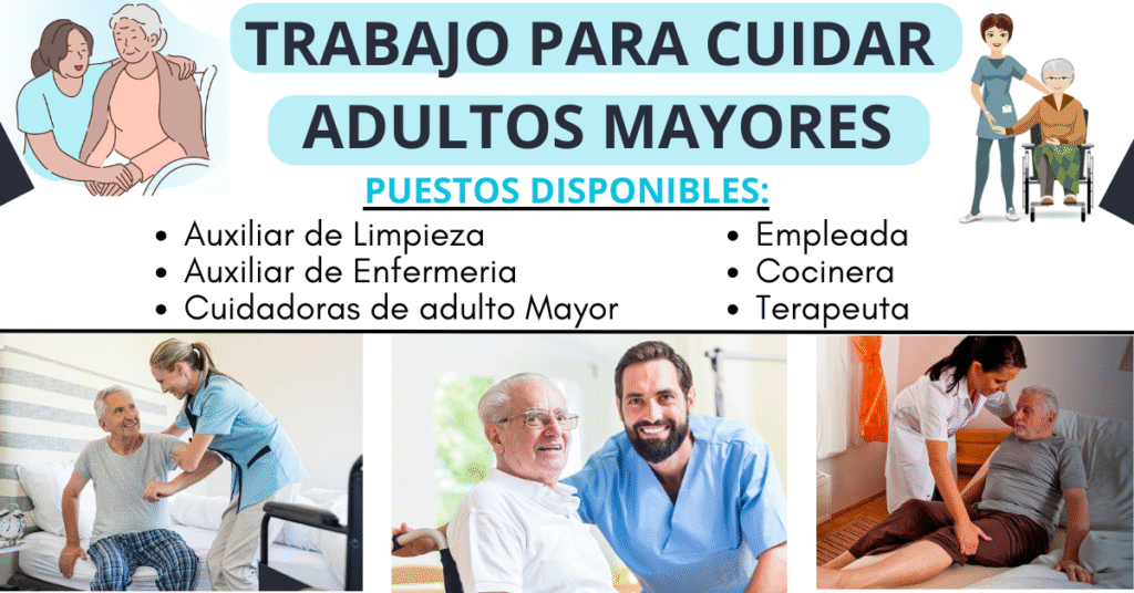 SE BUSCA CUIDADORES DE ADULTOS MAYORES - postula ya